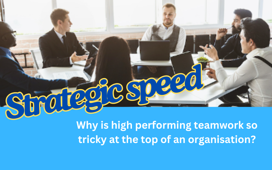 Why is high performing teamwork so tricky at the top of an organisation?